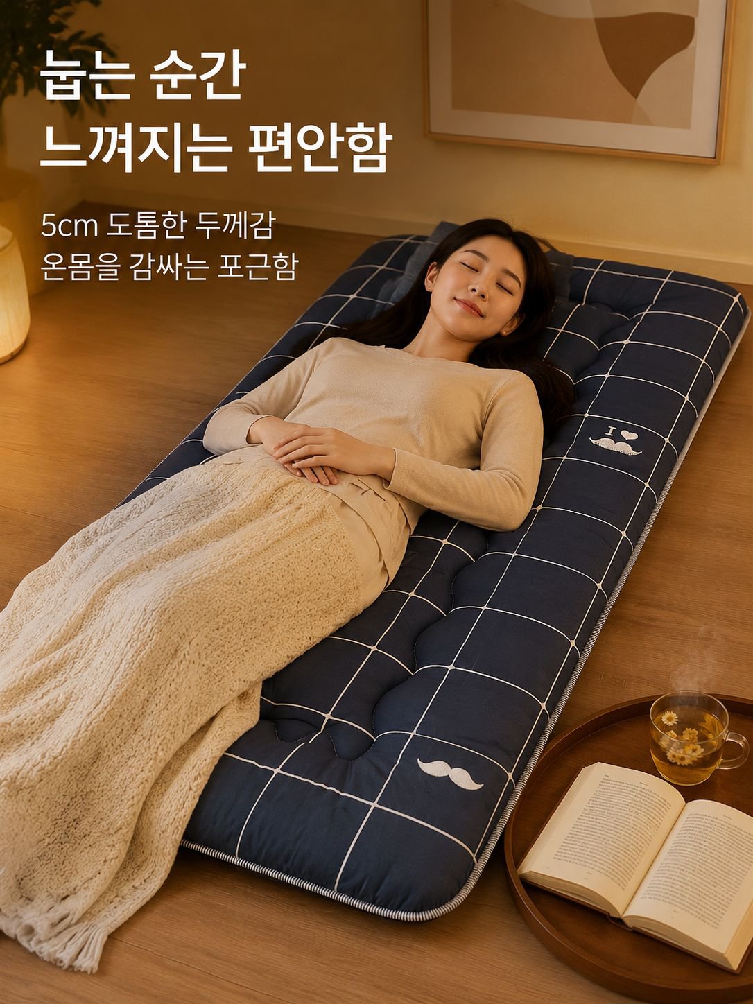 접이식 두꺼운 다다미 매트