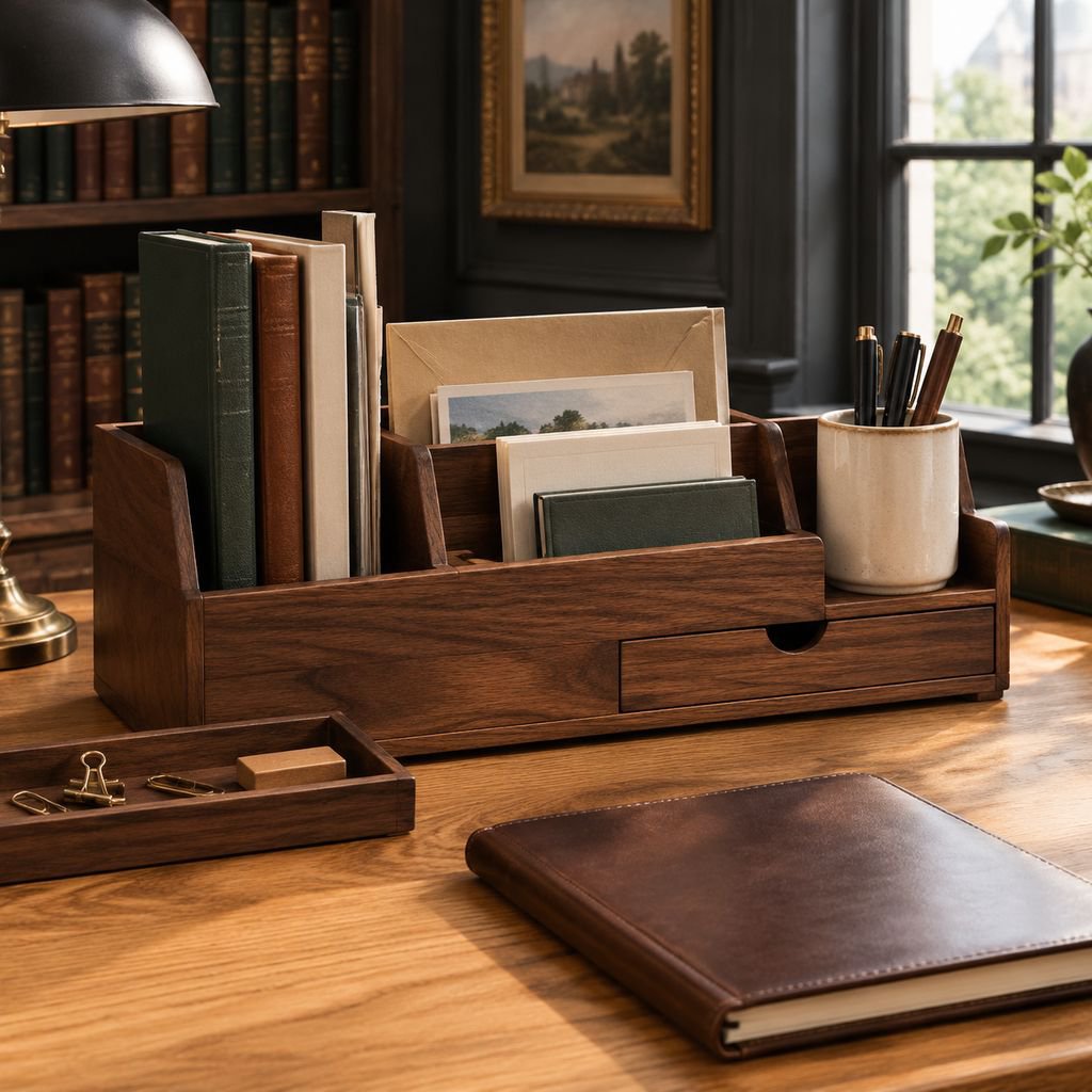 Desktop storage rack