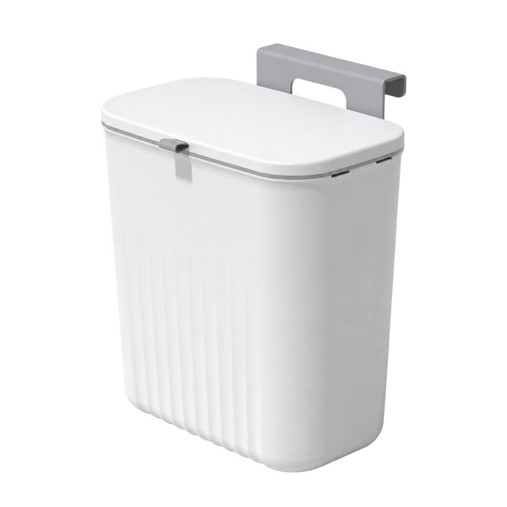 Wall-mounted Sliding Lid Waste Bin