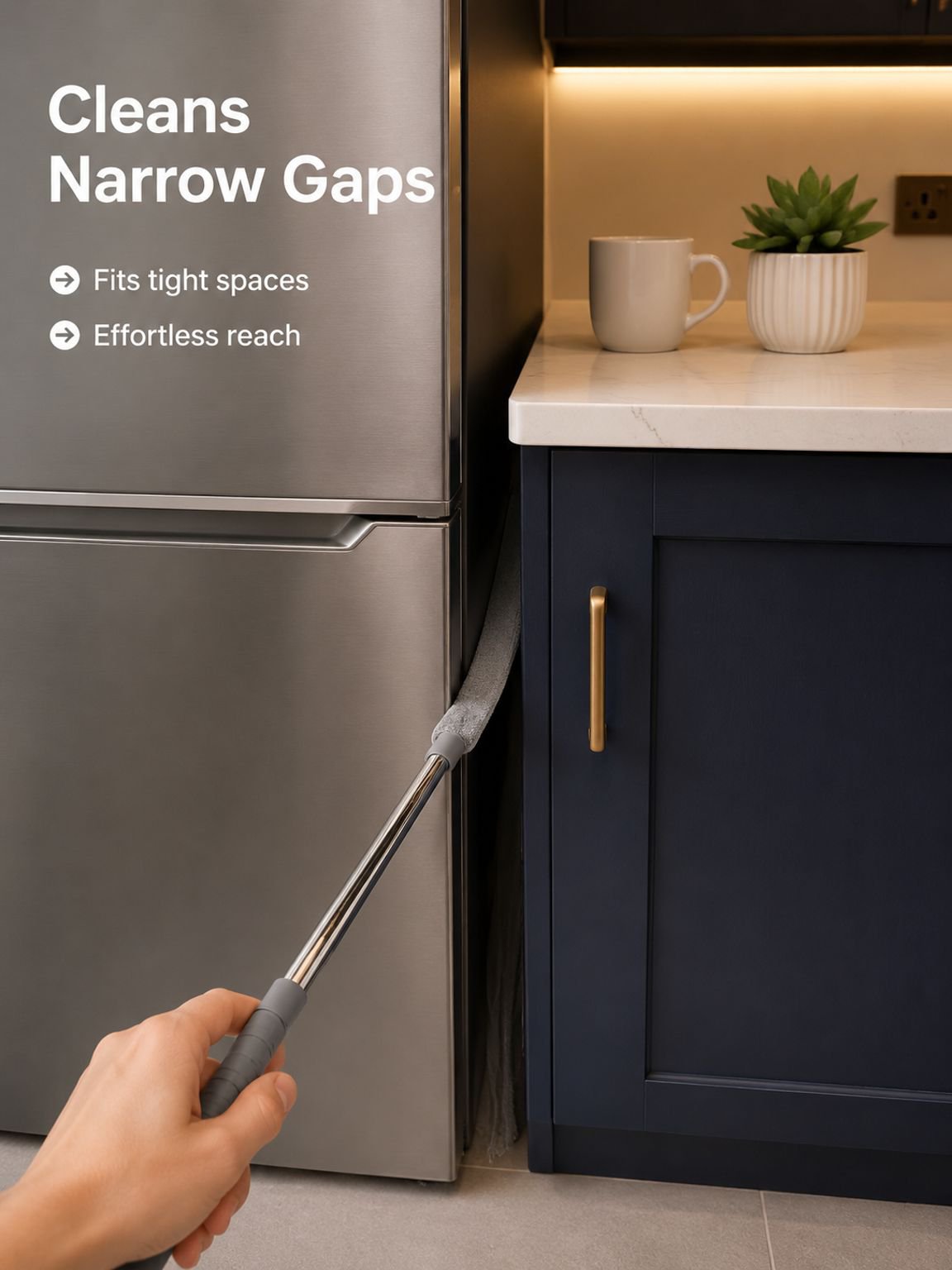 Extendable and extended gap duster