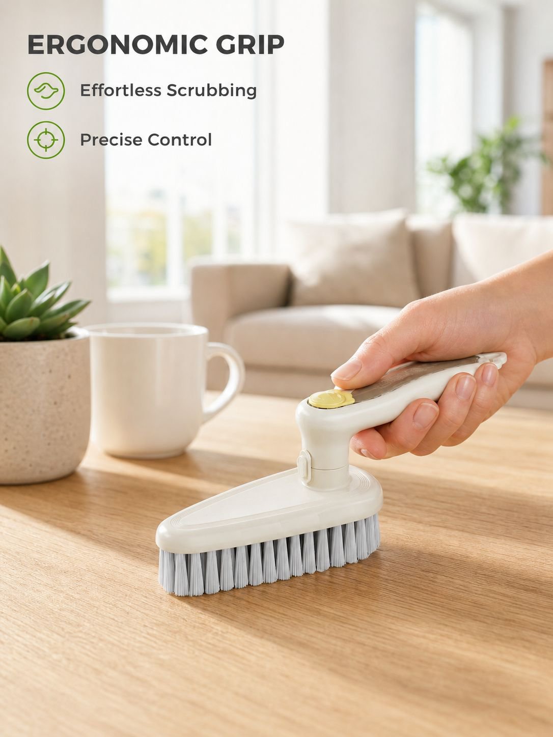 Household 2in1 encrypted stain remover brush