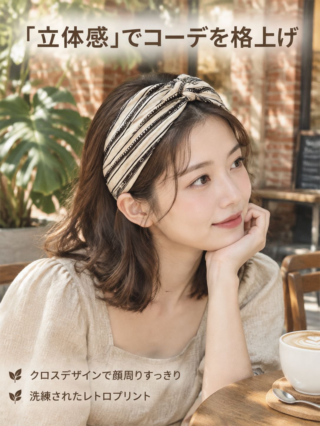 高弾力三角ヘアバンド