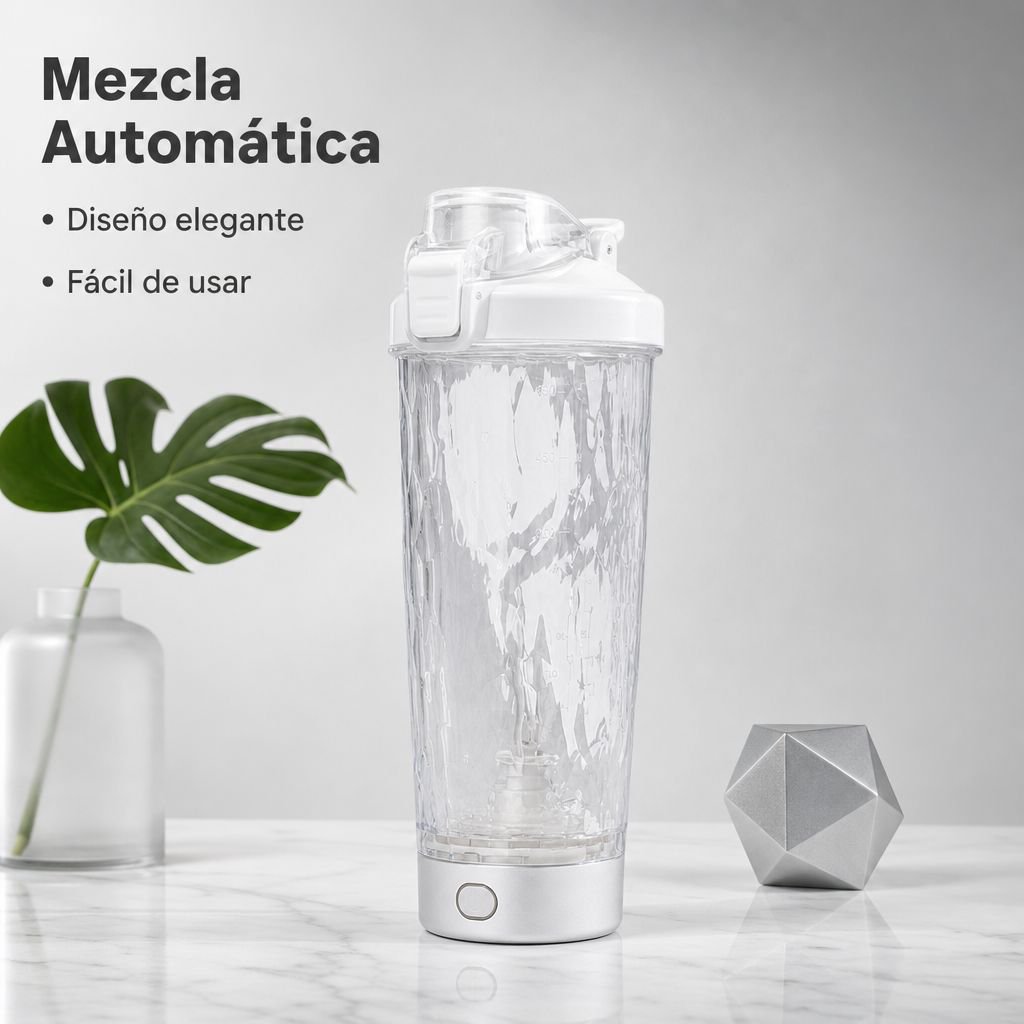 Taza automática mezcladora de café deportiva, botella portátil para fitness