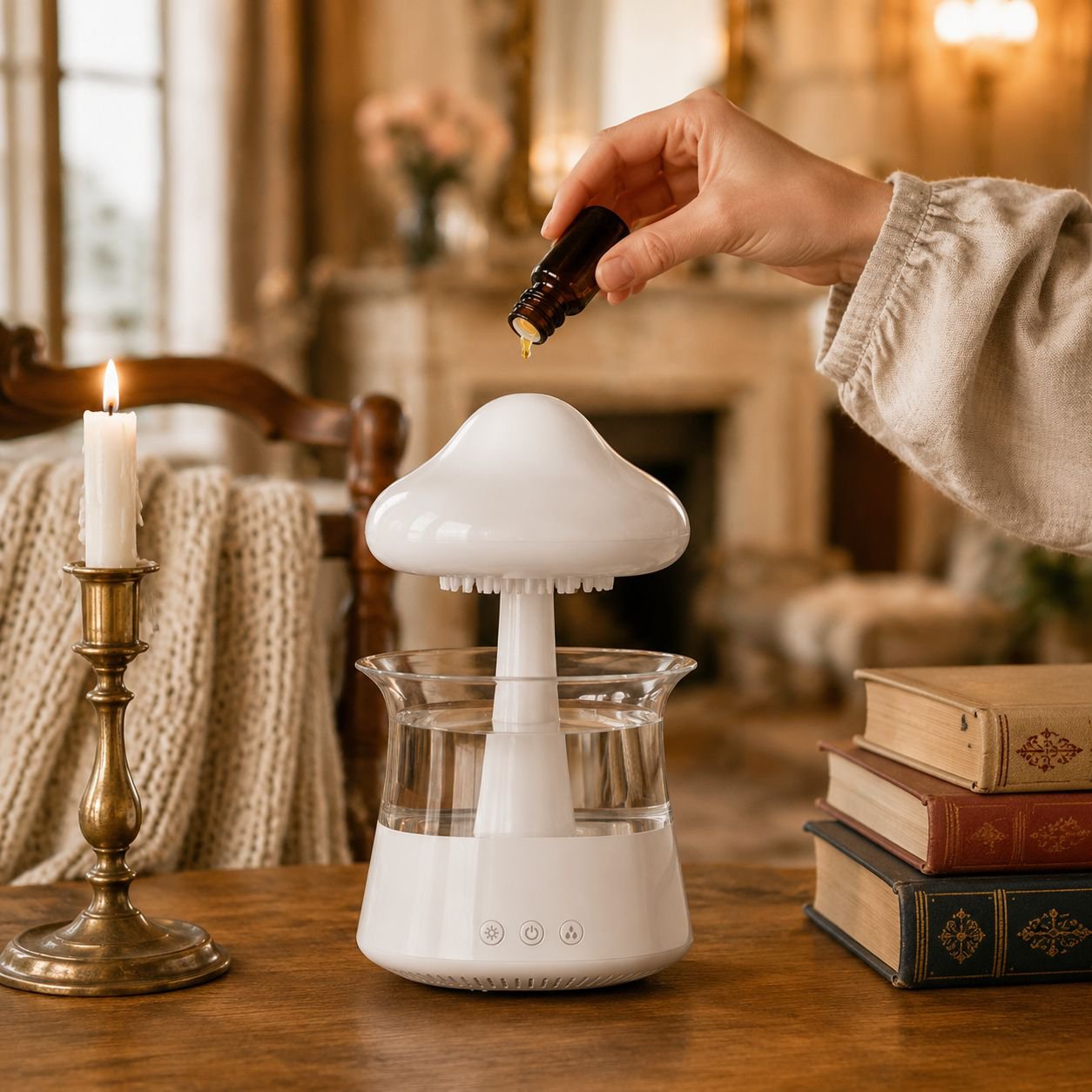 Humidificateur d'air créatif Nuage de champignons