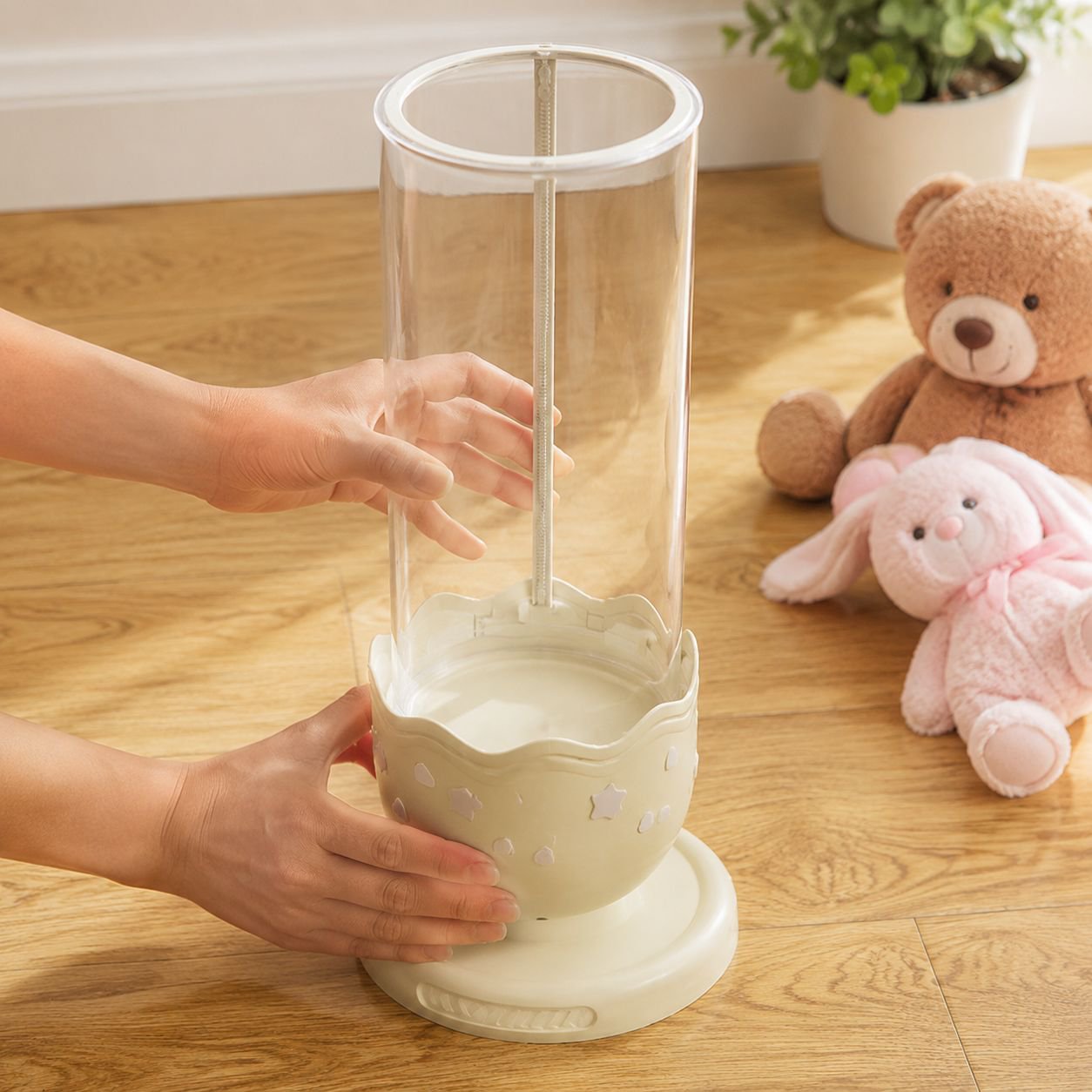 Organizador doméstico para muñecas y juguetes