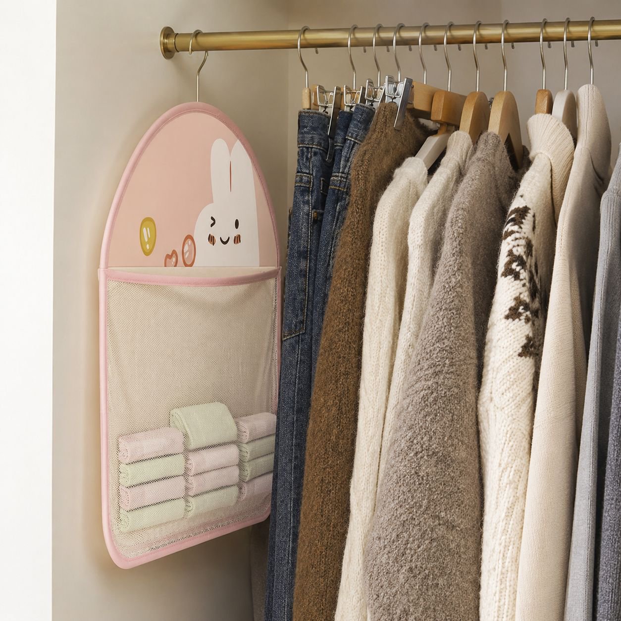 Closet storage solution for underwear and socks