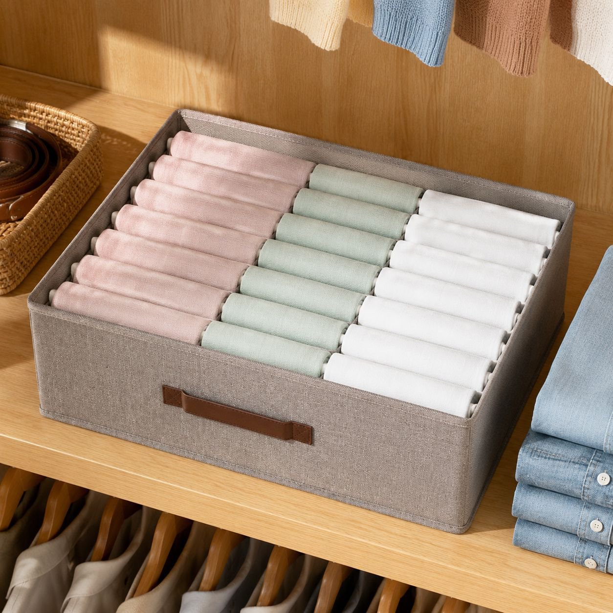 Spacious storage organizer for home and office