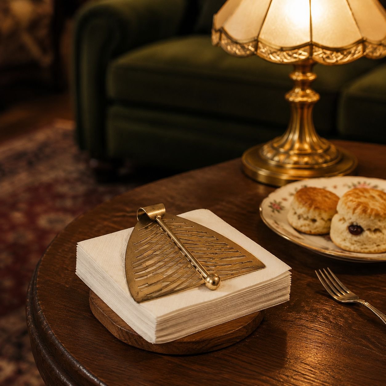 Sleek metal tissue box holder for modern interiors