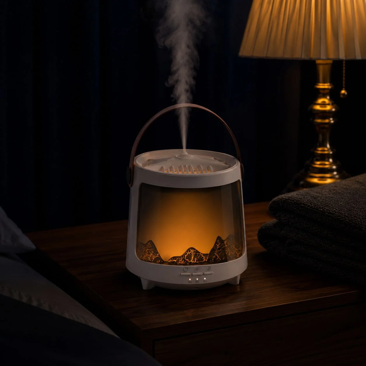Colorful Flame Aurora Air Jellyfish Aroma Diffuser