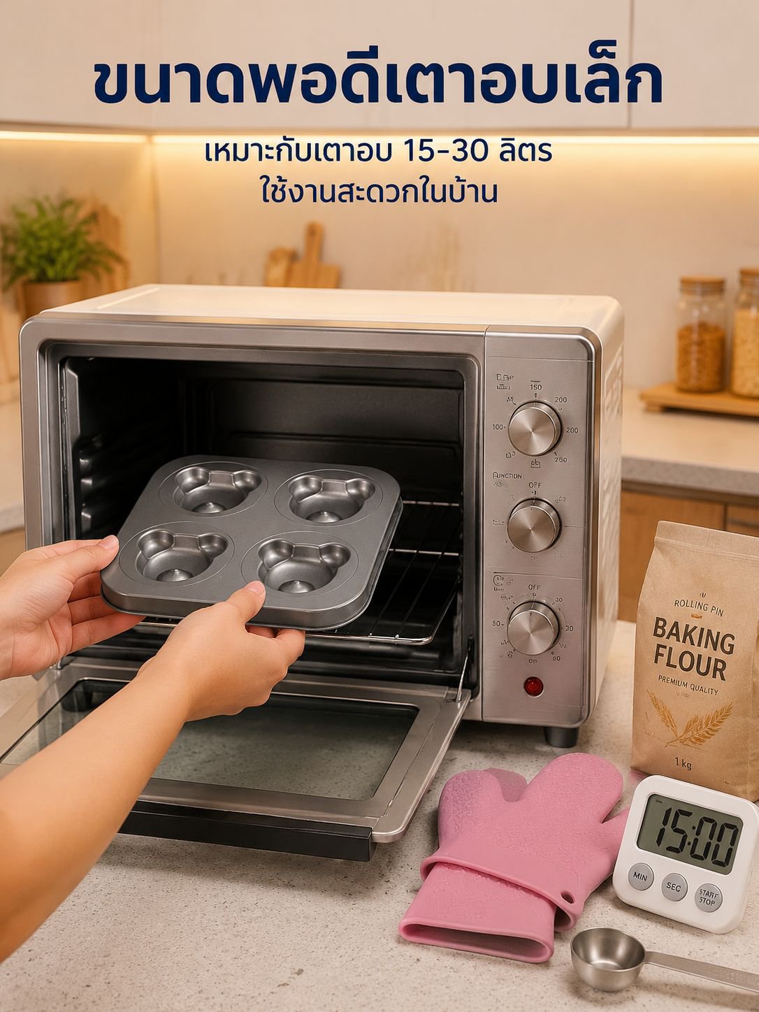 แม่พิมพ์เค้กหมีน่ารัก