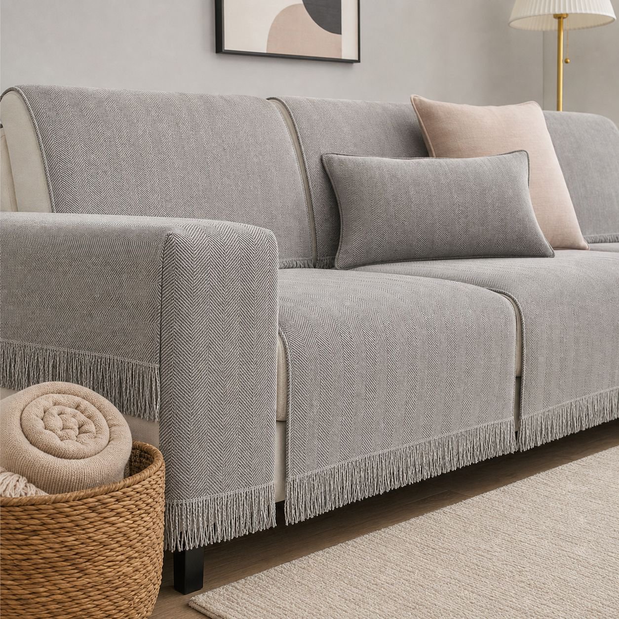 European Style Stretch Chenille Sofa Cover