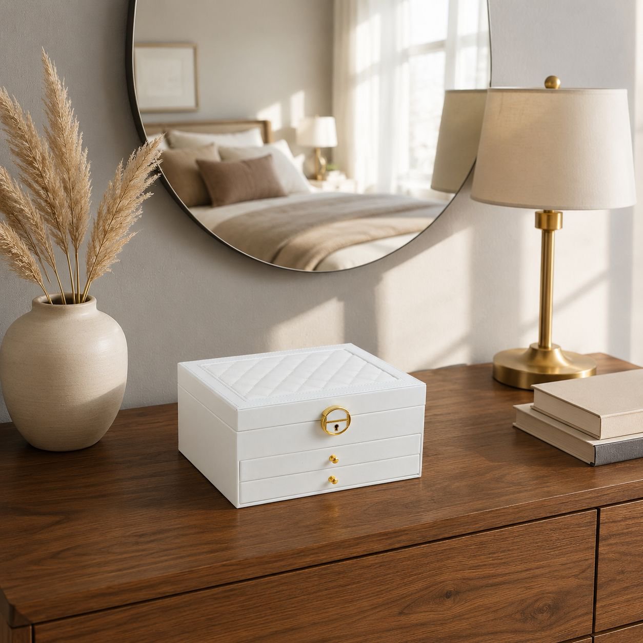 Spacious jewelry organizer for various accessories