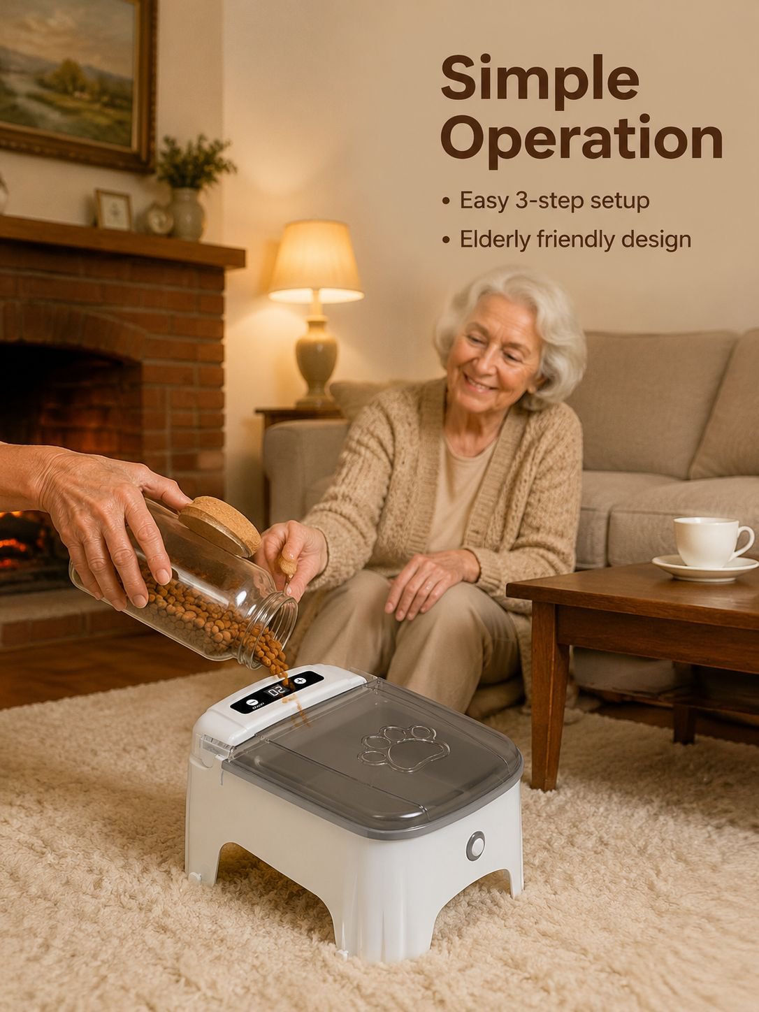 Smart pet sensor feeder