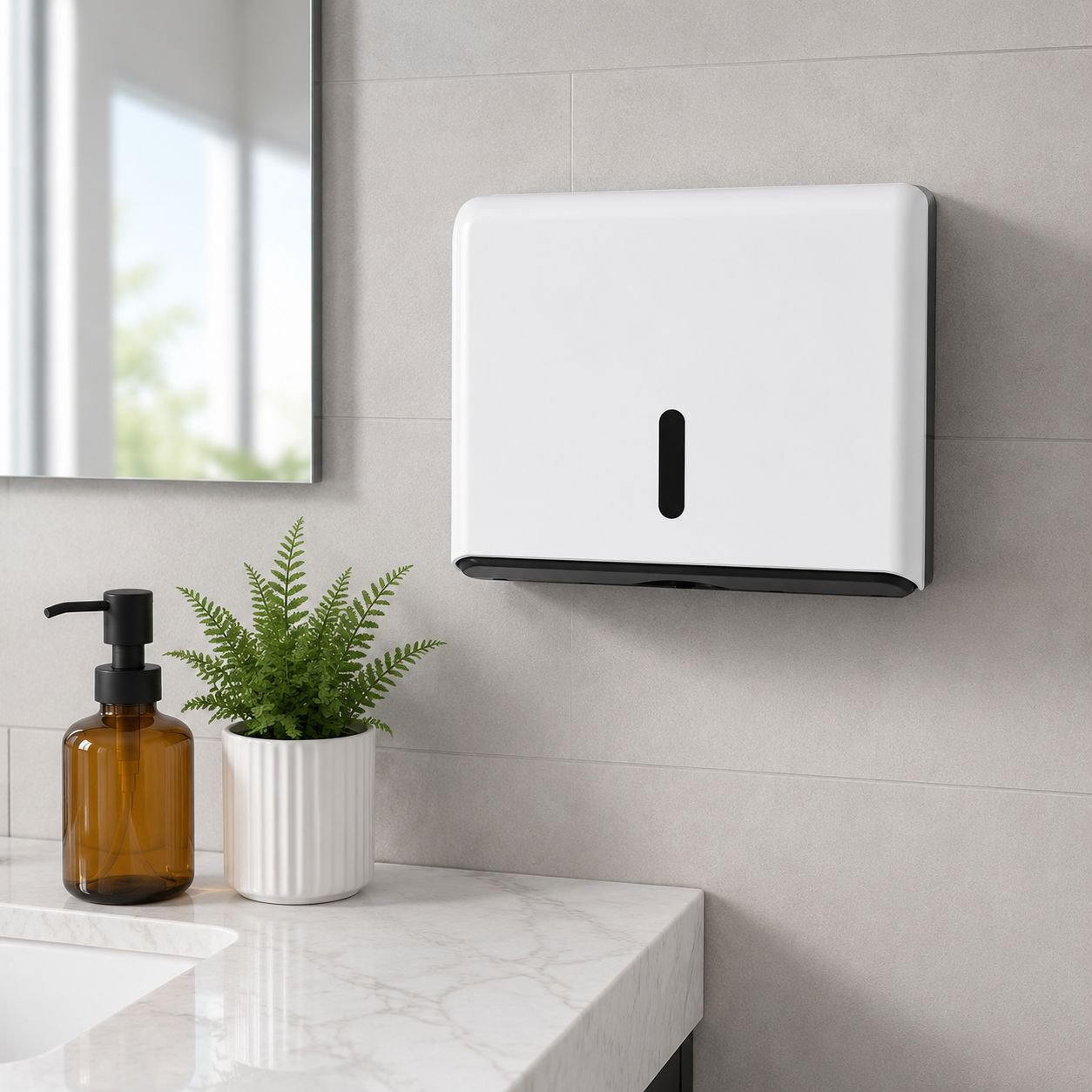 No-Drill Wall Mounted Tissue Box