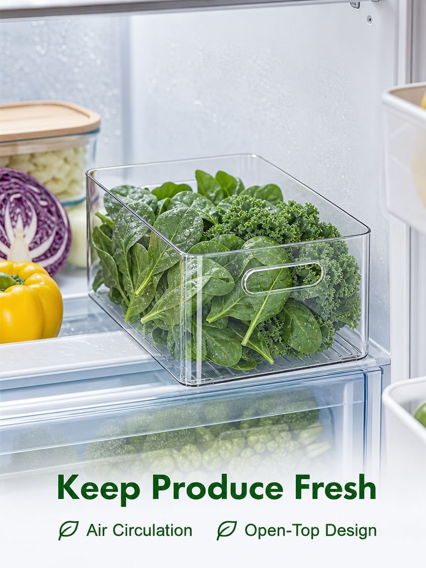 Kitchen Fruit & Vegetable Storage Basket for Refrigerator