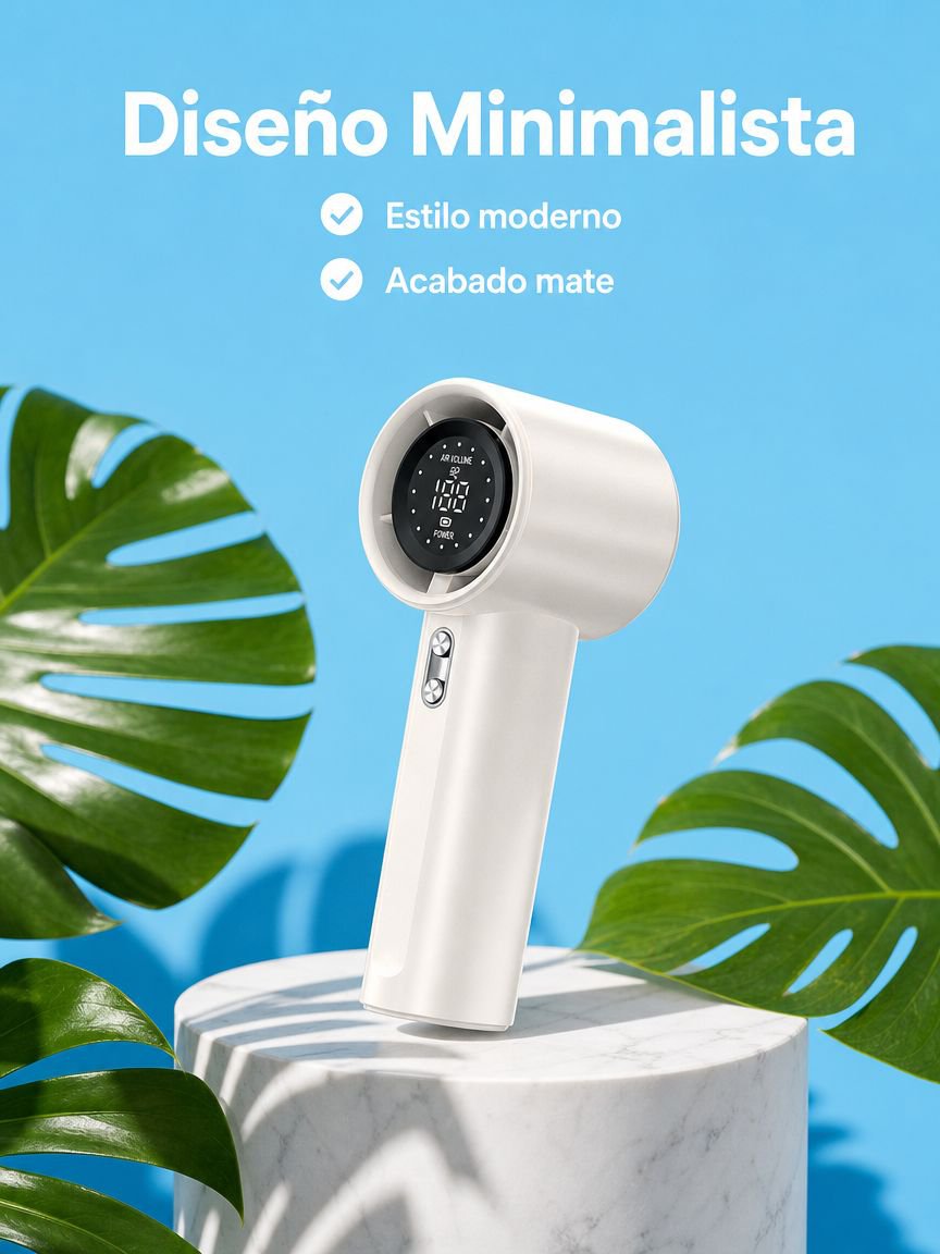 Ventilador de mano de alta velocidad 