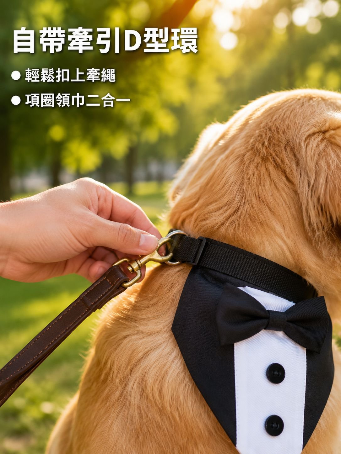 狗狗時尚領結三角巾
