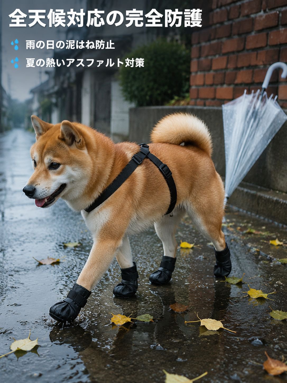 ペット用軽量滑り止めシューズ