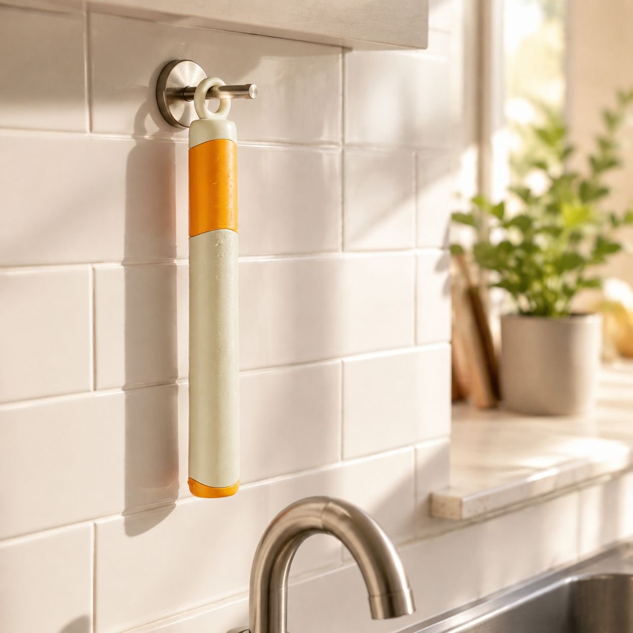 Durable and reusable bottle and cup cleaning brush