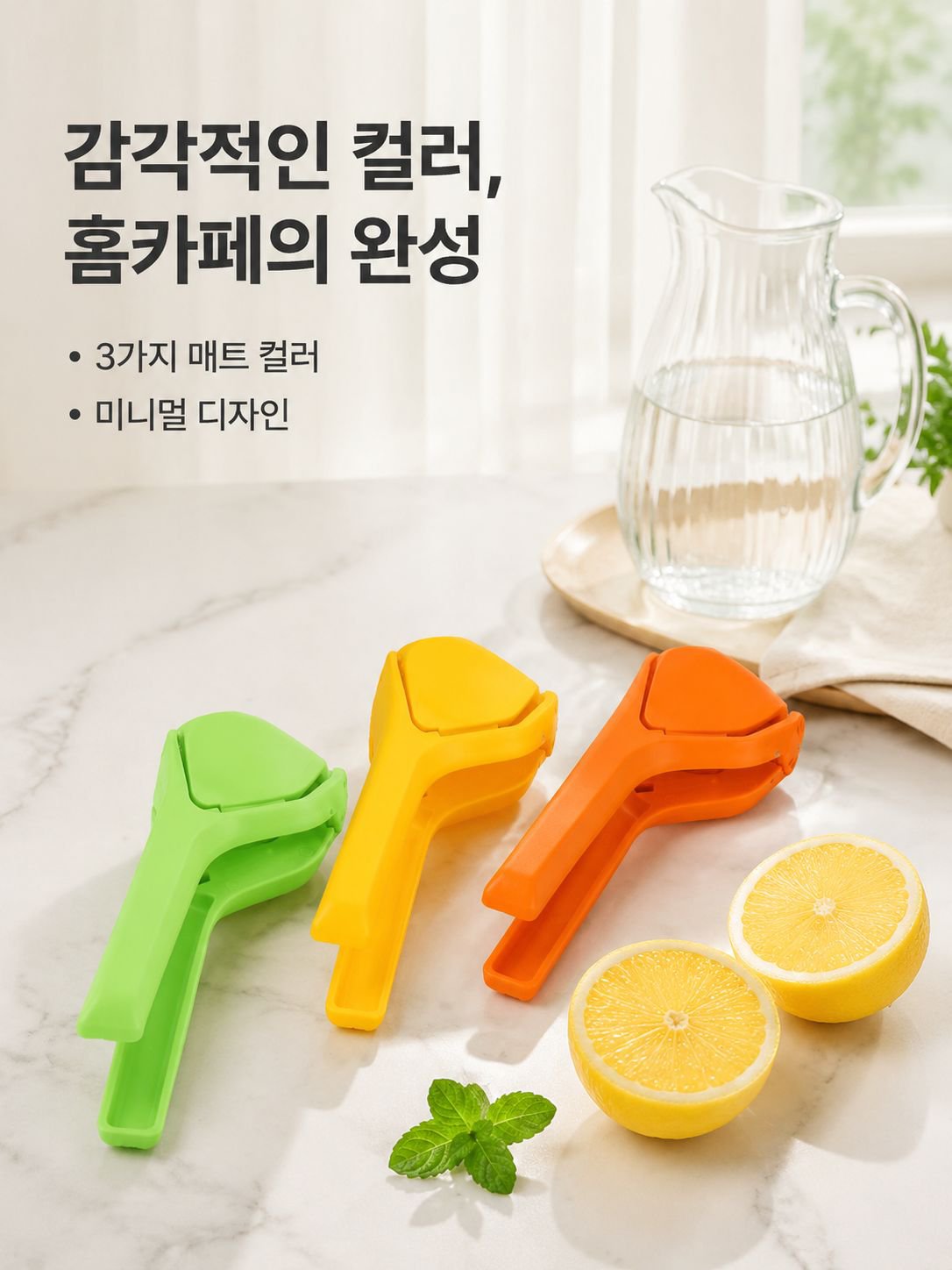 수동 레몬 착즙기