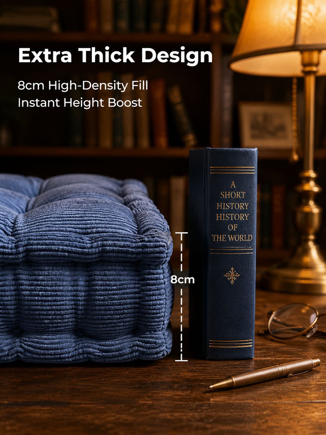 Height-increasing buttock pad