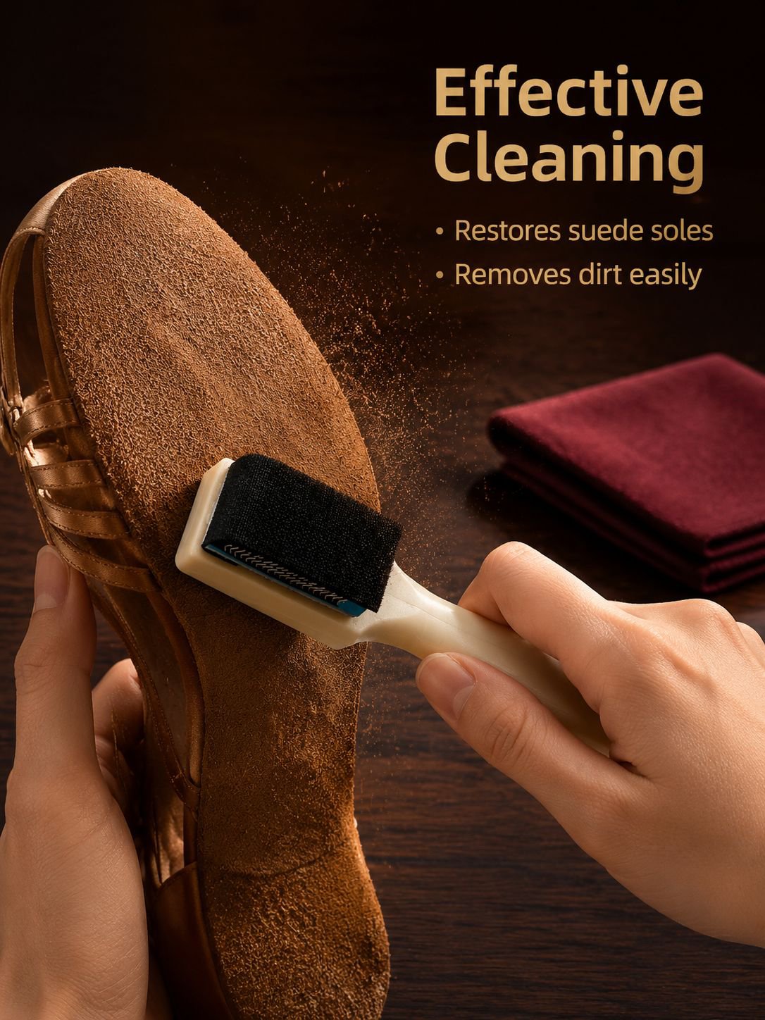 Home Multifunctional Dance Shoe Cleaning Brush