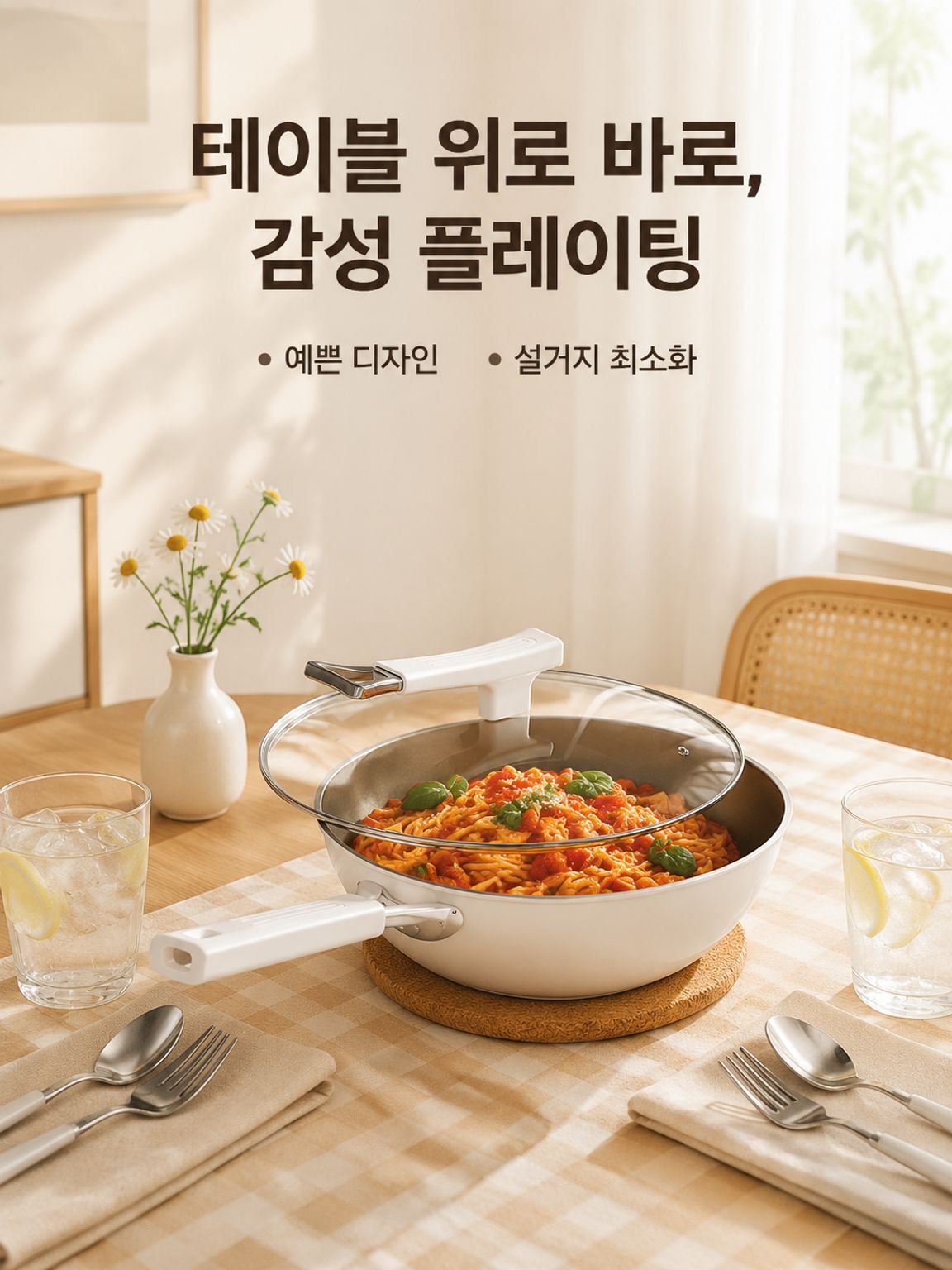 가정용 필수 프라이팬 무코팅 논스틱 세라믹 볶음팬