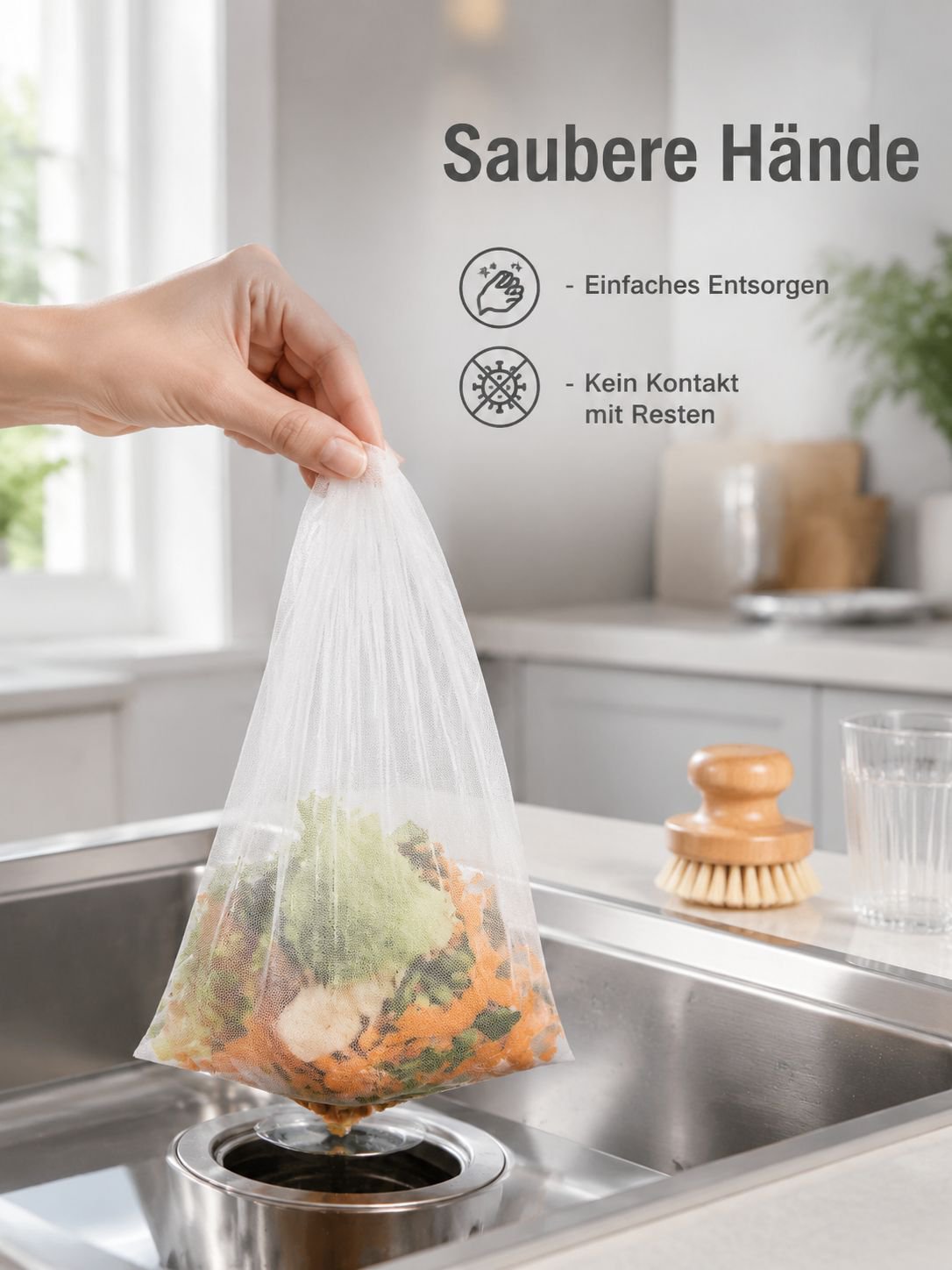 Spülbecken-Abflussfilter, Küchenabfluss-Sieb