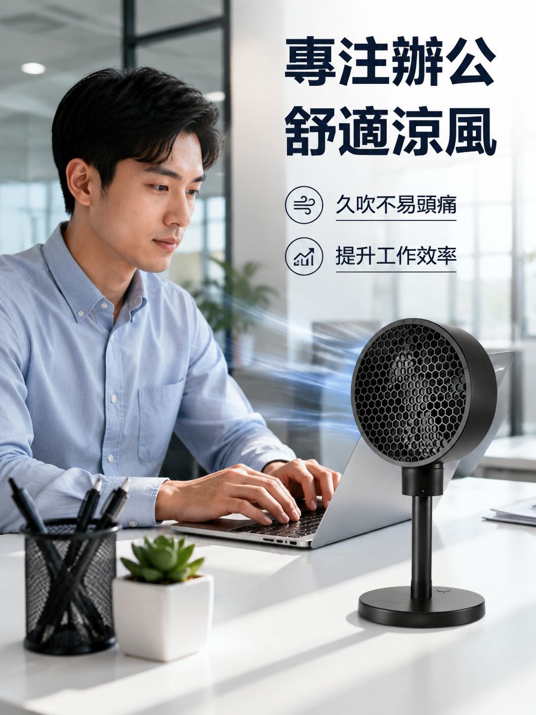 無線可充電電池蜂窩風扇