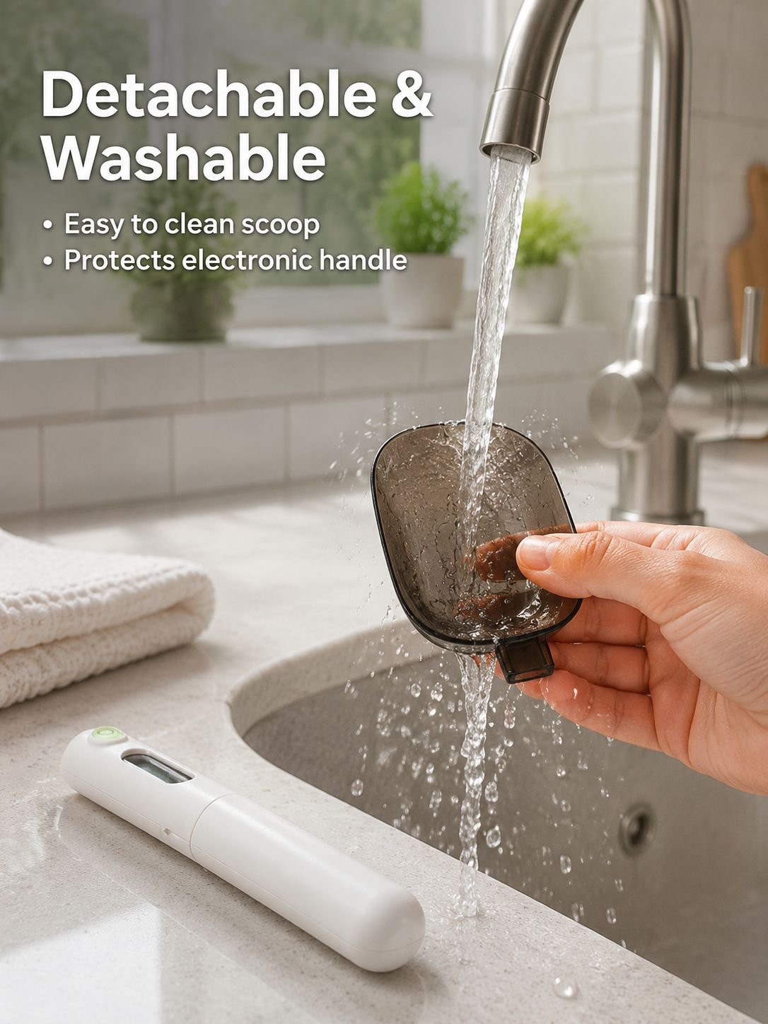 High precision electronic scale measuring spoon