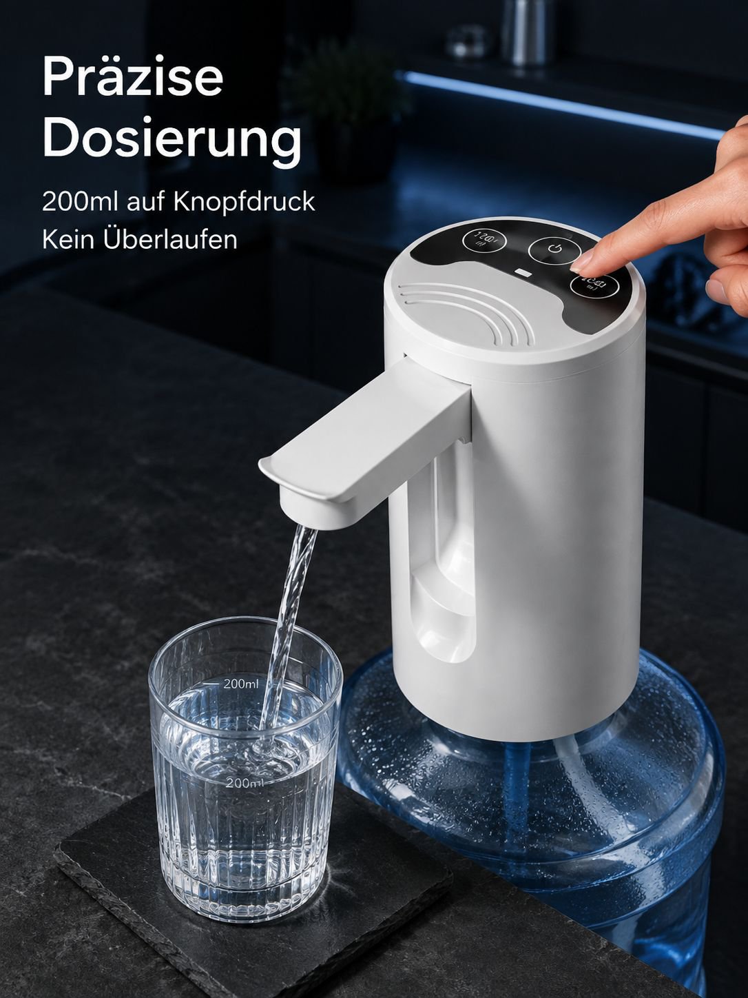 Faltbarer elektrischer Trinkwasserpumpe