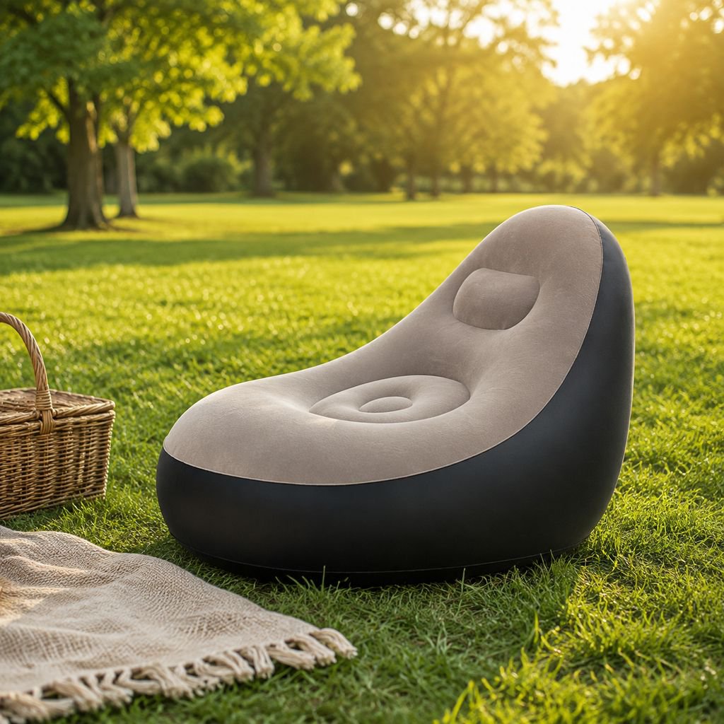 Thickened Inflatable Foldable Outdoor Sofa Chair