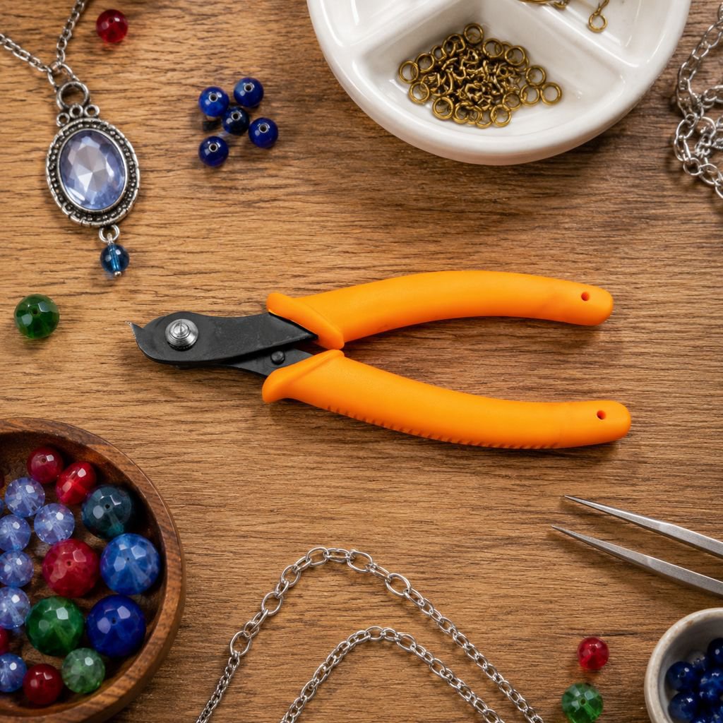 Multi-purpose kitchen scissors cutting chicken breast