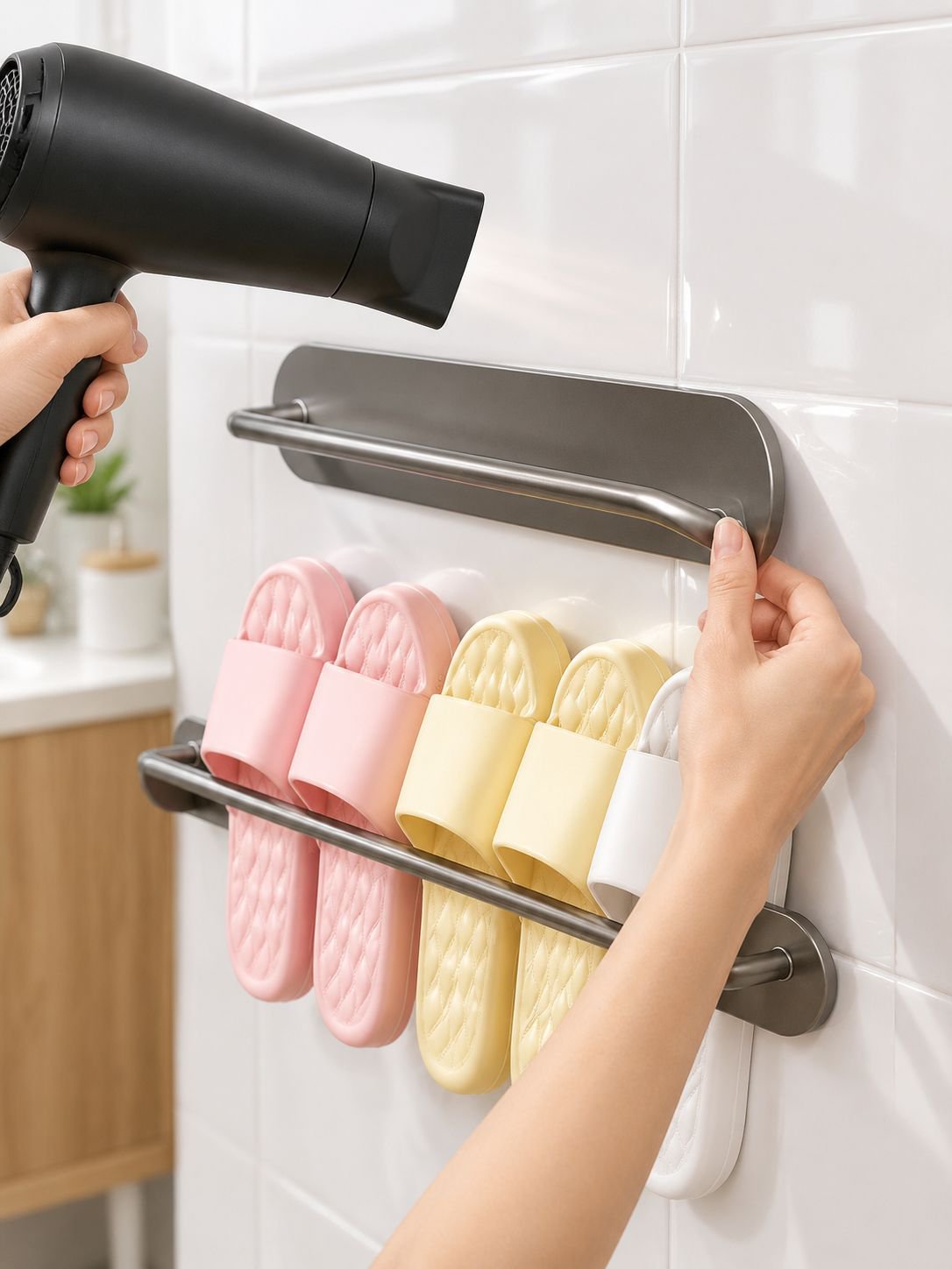 Organizador de zapatos magnético ahorra espacio