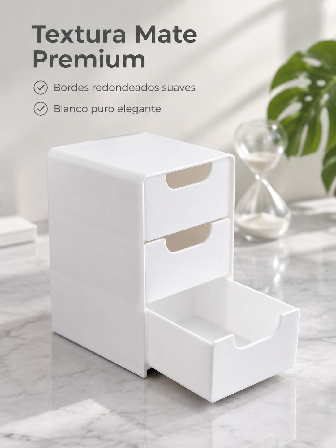 Organizador de escritorio con cajones para ordenar el espacio de trabajo