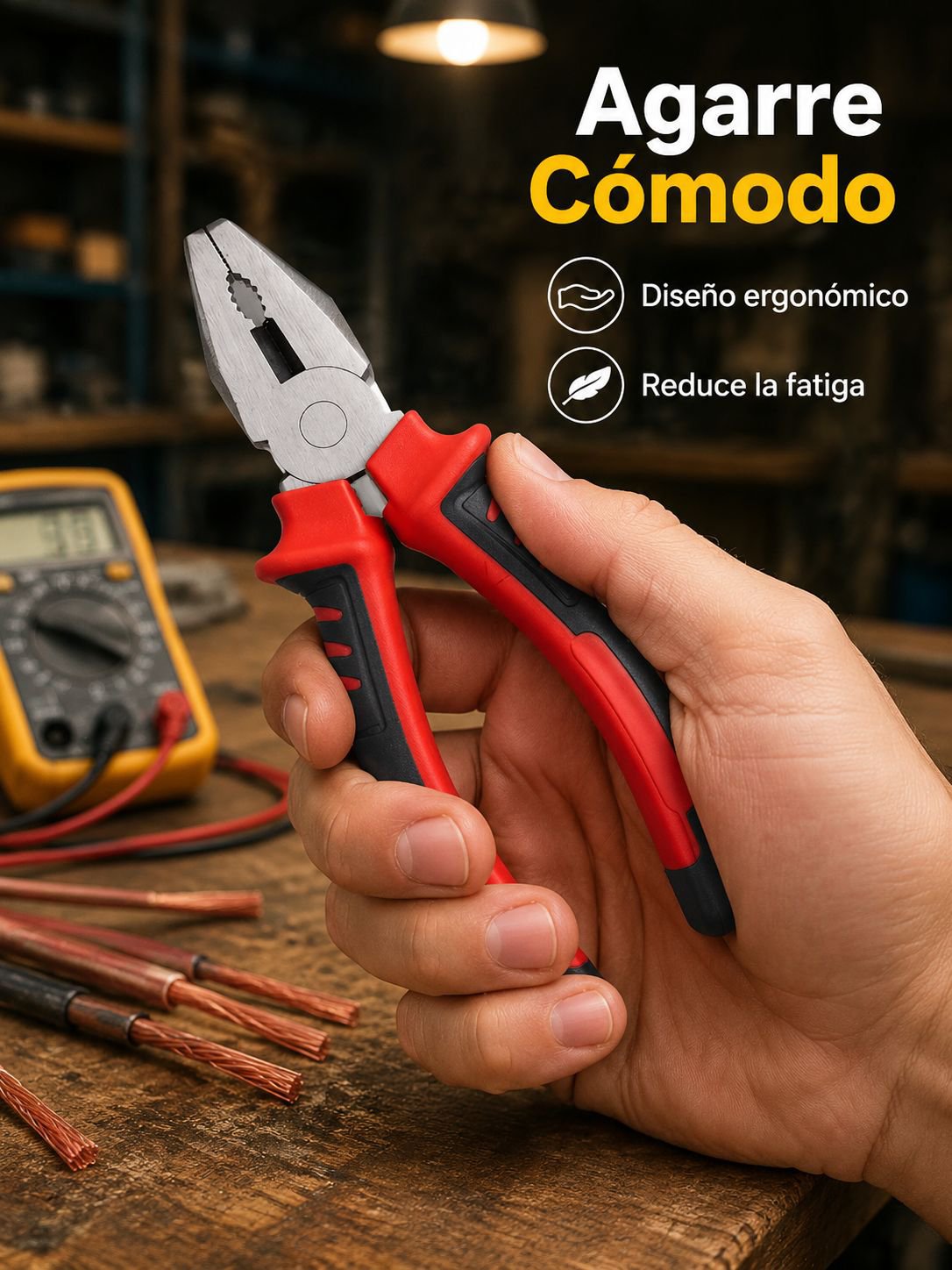 Alicates aislados para electricistas