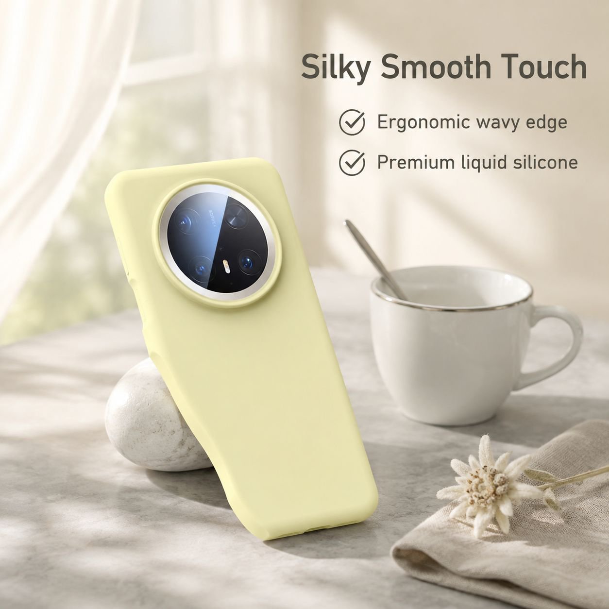 Liquid Silicone Is Suitable for Huawei Mate80 Mobile Phone Case, Mate60Pro All-Inclusive Pura90Pro S