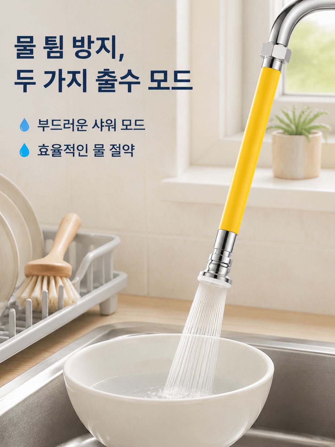 주방 욕실용 수도꼭지 연장관