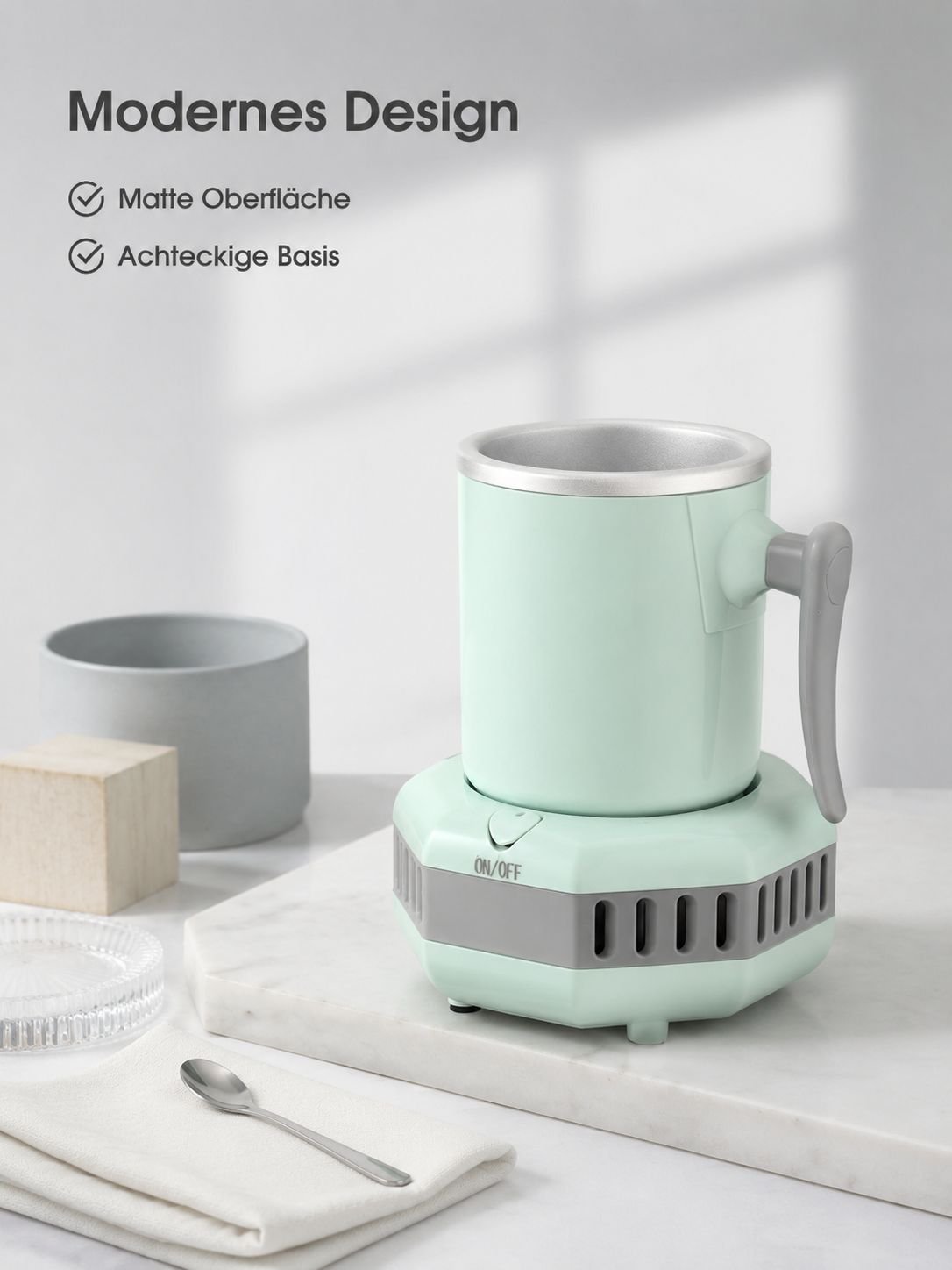 Mini tragbarer Kühlbecher, geeignet für Büro und Wohnheim, Schnellkühl-Getränkebecher