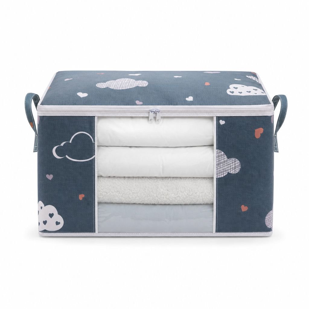 Multi-functional Foldable Storage Bag Home Clothes Organizer Dustproof Portable Storage Box