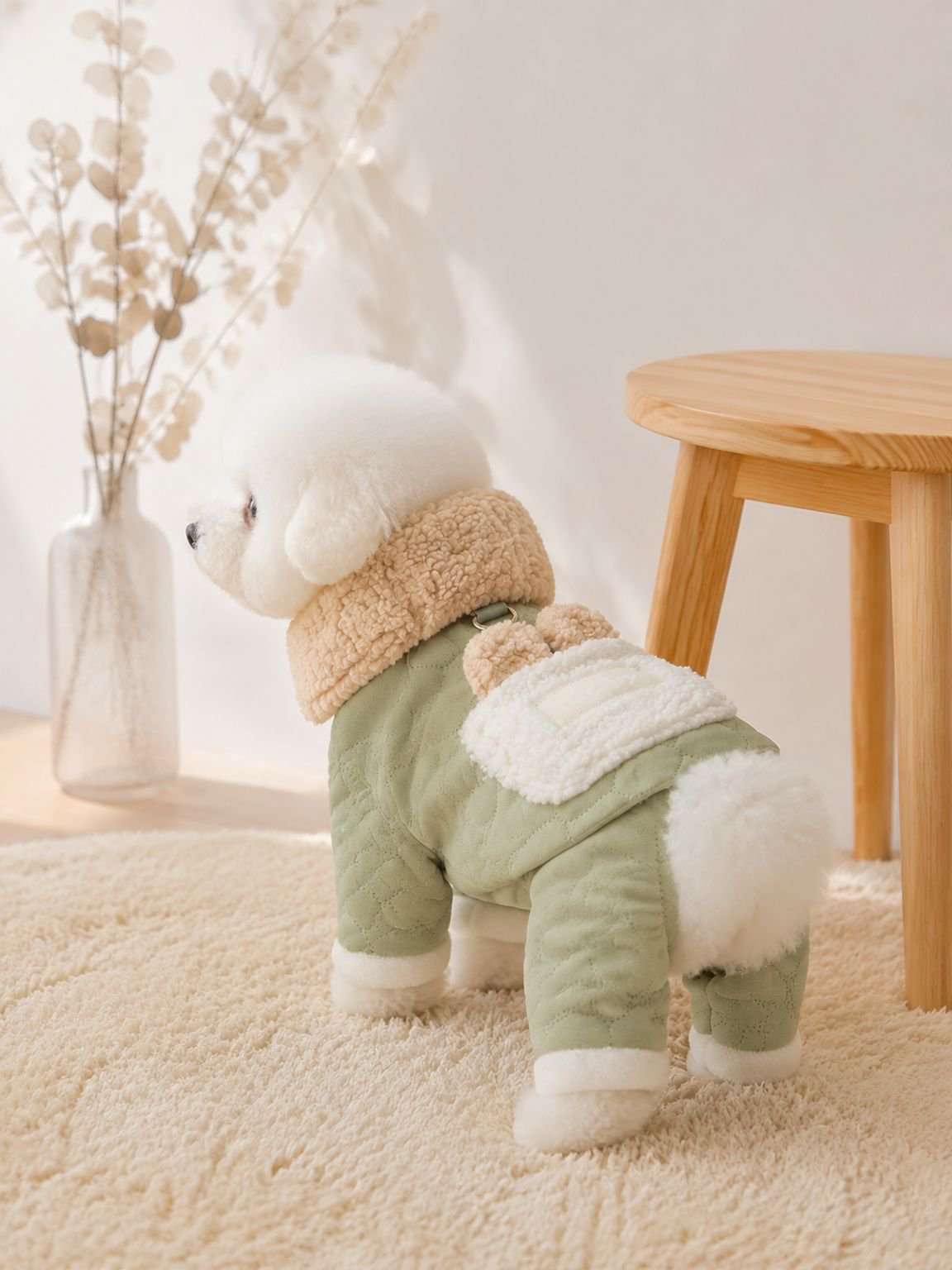 giipet - Manteau en coton épais pour animaux de compagnie, idéal pour l'automne et l'hiver