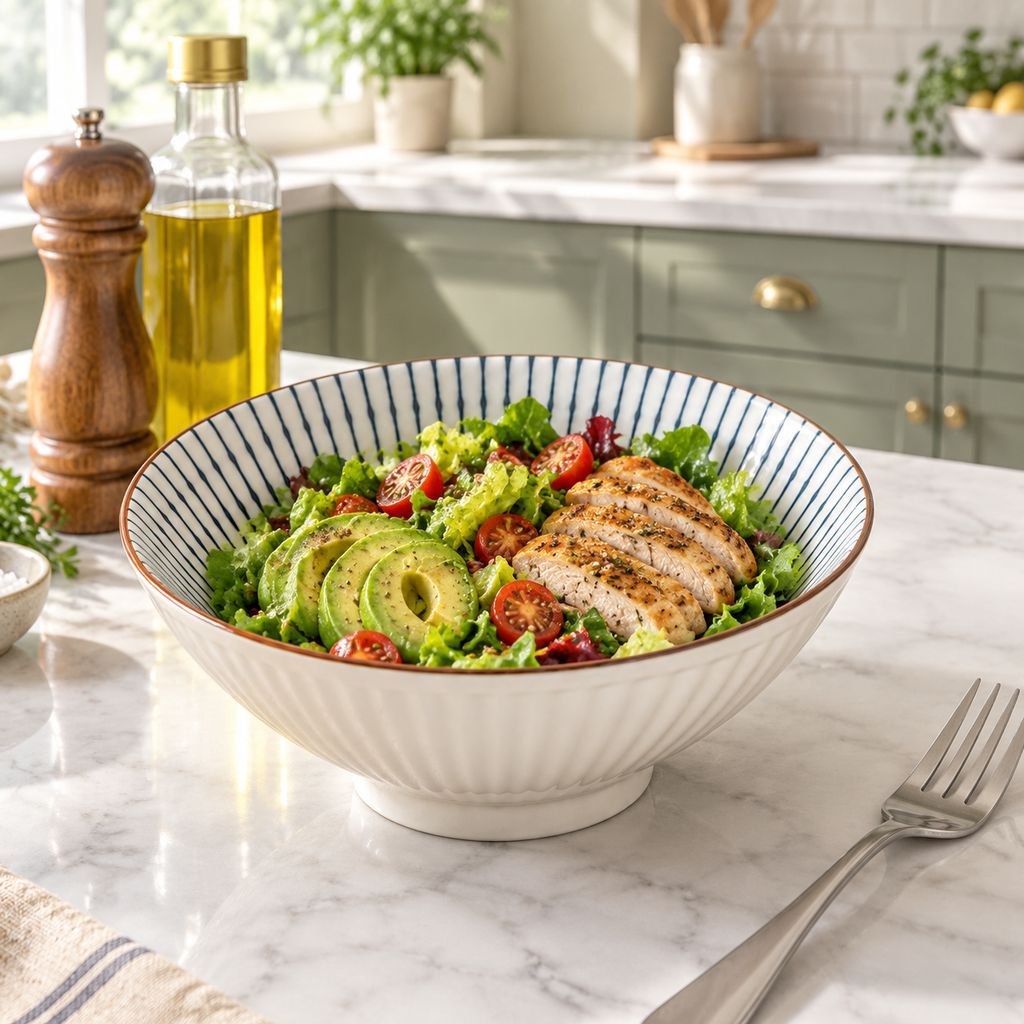 8 Inch Ceramic Rice Bowl