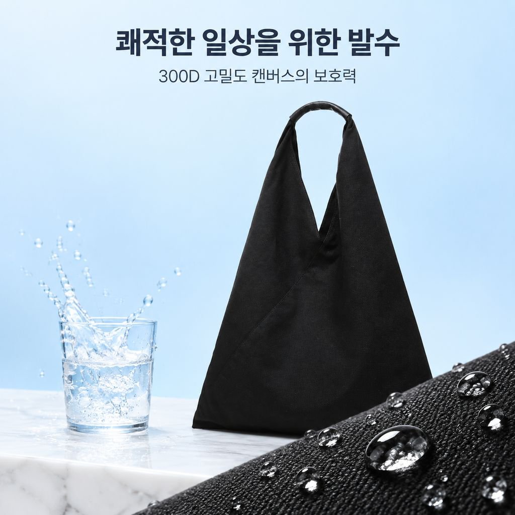 스타일리시 심플 한국 버전 대용량 패치워크 캔버스 가방