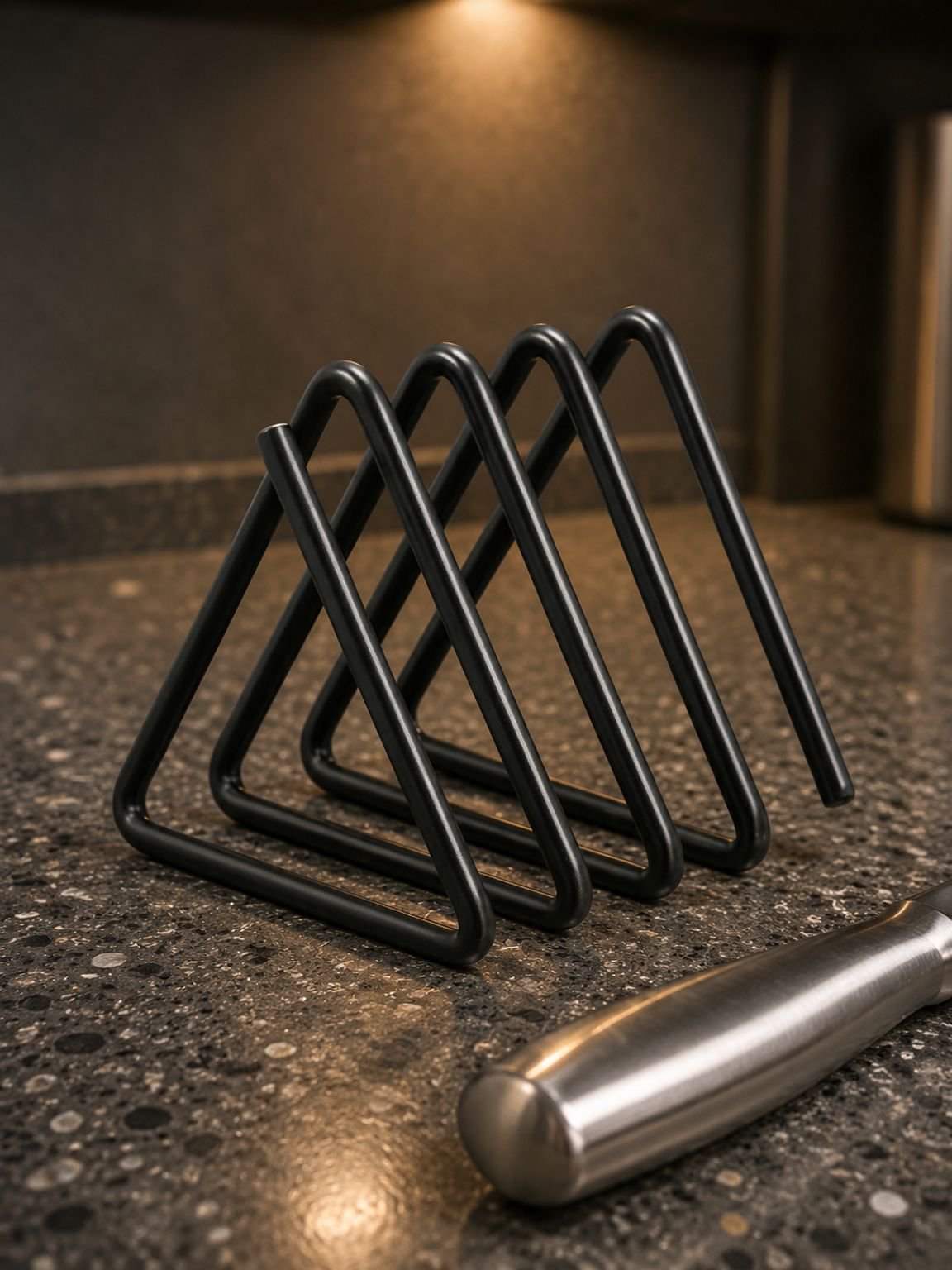 Multi-purpose kitchen storage rack for boards trays and lids
