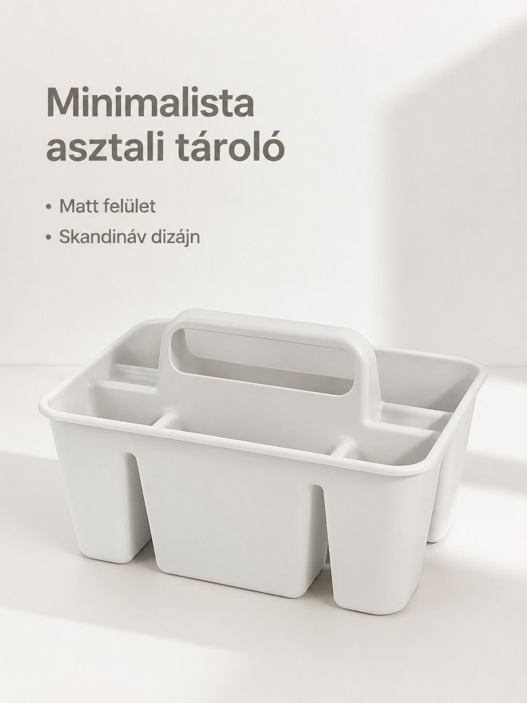 Hordozható asztali tárolókosár