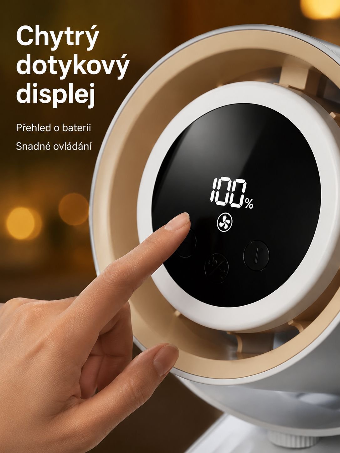 Nástěnný cirkulační ventilátor