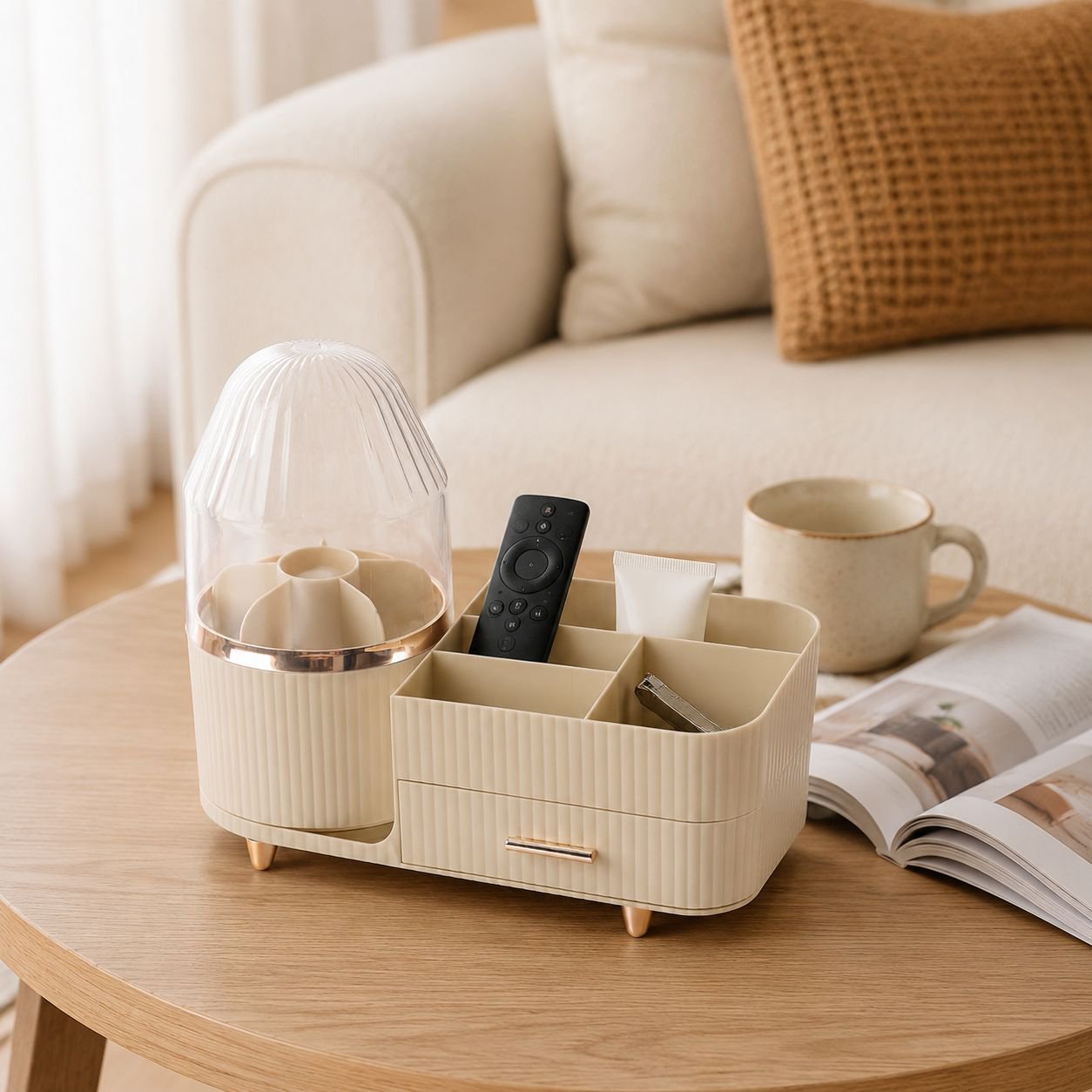 Boîte anti-poussière pour documents et petits objets