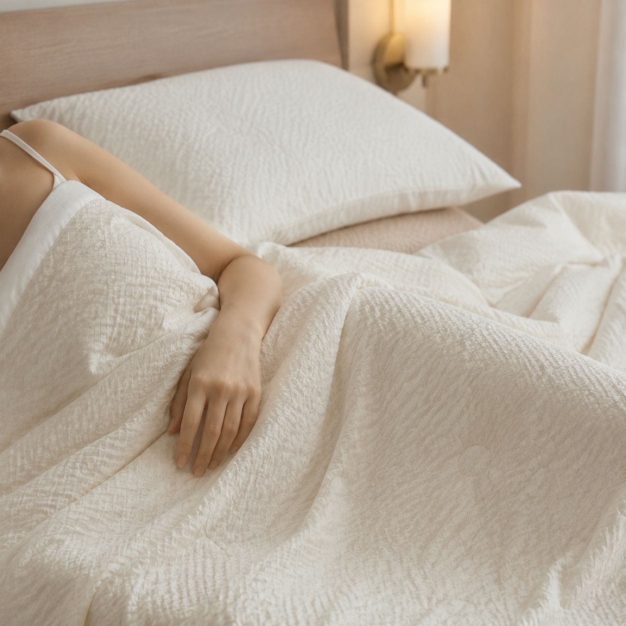 Couette d'été en fibre de soja pour chambre climatisée, simple/double, facile à nettoyer