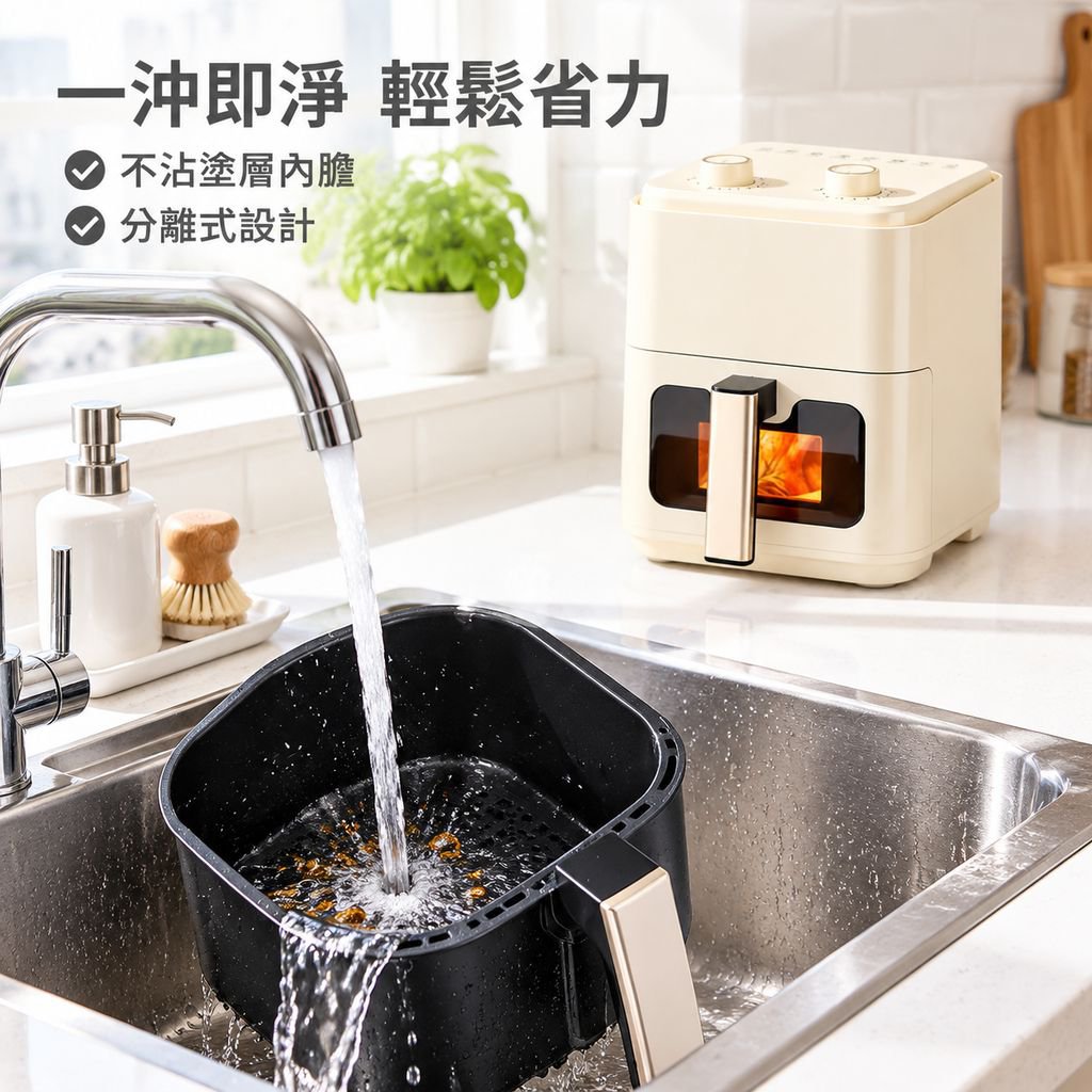 家用大容量無油電炸鍋