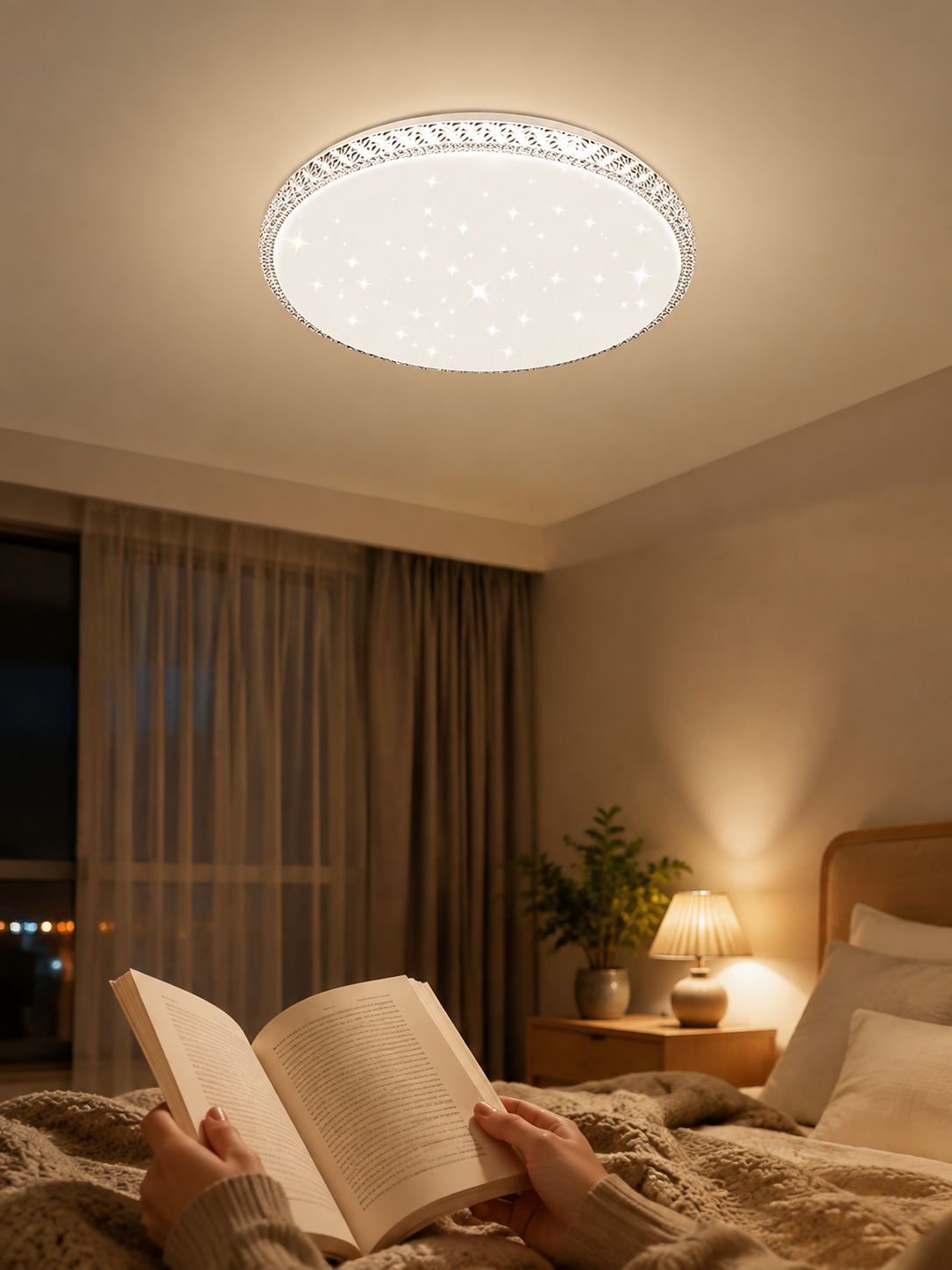 Lámpara de techo para sala de estar moderna y minimalista